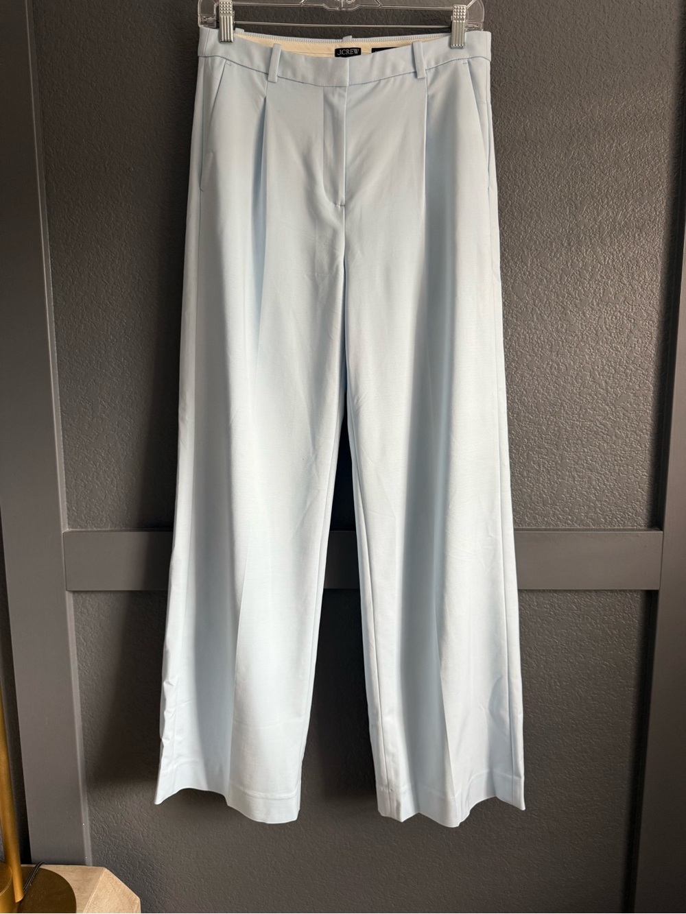 J.CREW • Essential wide leg pants trousers - size 4 light blue